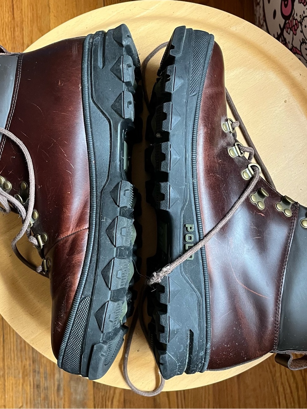Polo Ralph Lauren Hainsworth men’s leather hiking boots size 13D